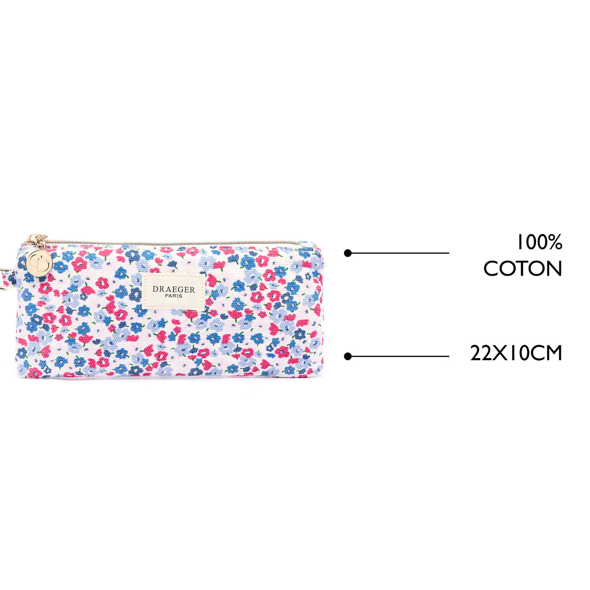 Estuche de lápices de algodón Office Chic - Múltiples estampados