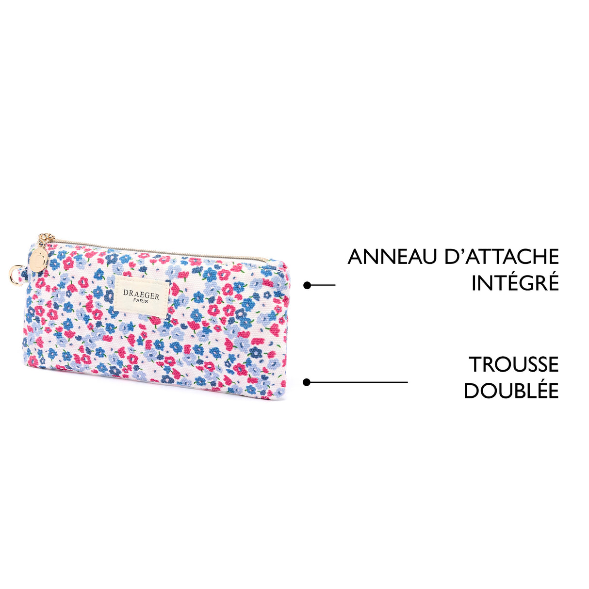 Estuche de lápices de algodón Office Chic - Múltiples estampados
