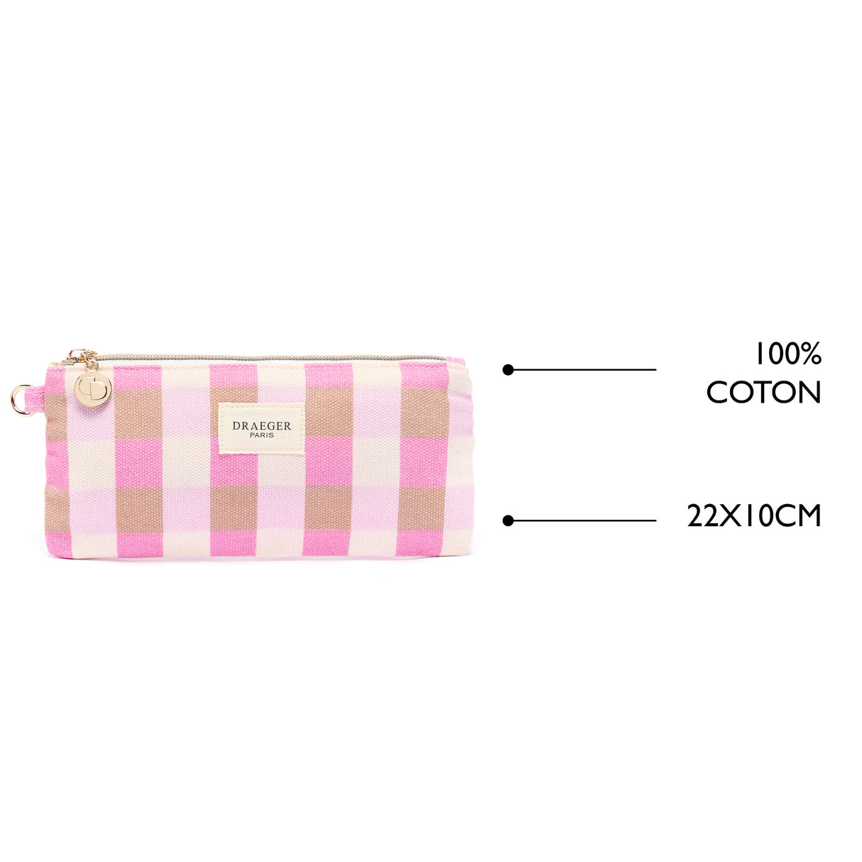 Estuche de lápices de algodón Office Chic - Múltiples estampados