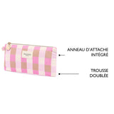 Trousse Office Chic Vichy taupe 5