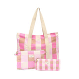 Trousse En Coton Office Chic Vichy taupe 6