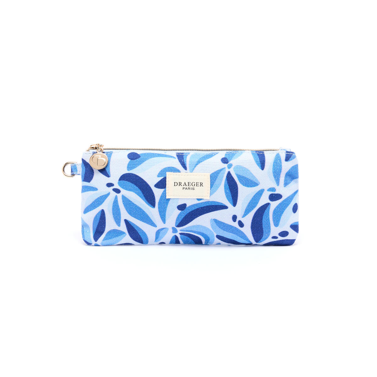Trousse Office Chic Fleurs bleu 1