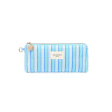 Estuche para lápices de rayas Office Chic - Turquesa