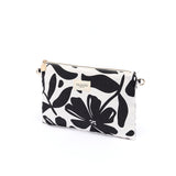 Pochette Office Chic Fleurs noir 2