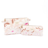 Pochette Office Chic Fleurs taupe 3
