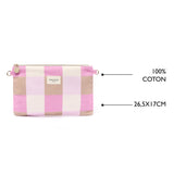 Pochette Office Chic Vichy taupe 4