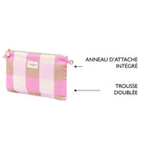 Pochette Office Chic Vichy taupe 5