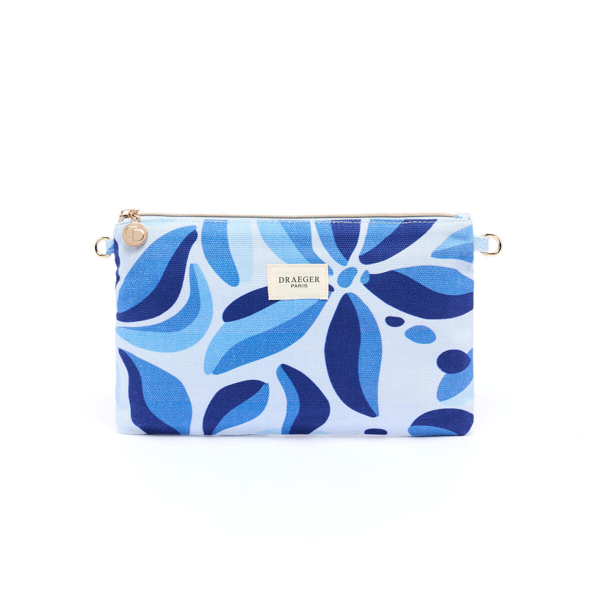 Pochette Office Chic Fleurs bleu 1
