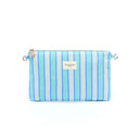 Pochette Office Chic Rayures turquoise 1