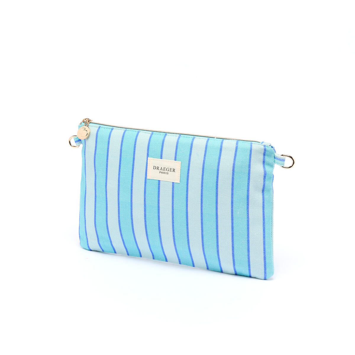 Pochette Office Chic Rayures turquoise 2