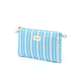 Pochette Office Chic Rayures turquoise 2