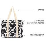 Bolsa de algodón elegante para la oficina: varios patrones