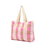 Tote Bag Office Chic Vichy taupe 2