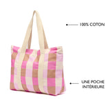 Bolsa de algodón elegante para la oficina: varios patrones