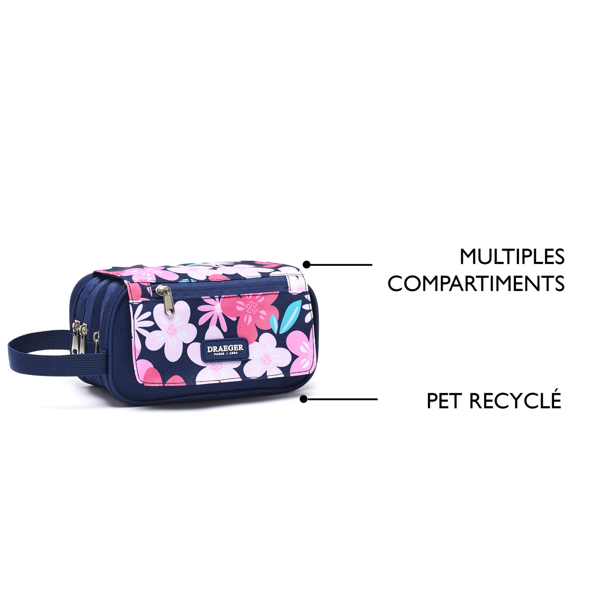 Estuche Infantil Triple con Solapa - Varios Estampados