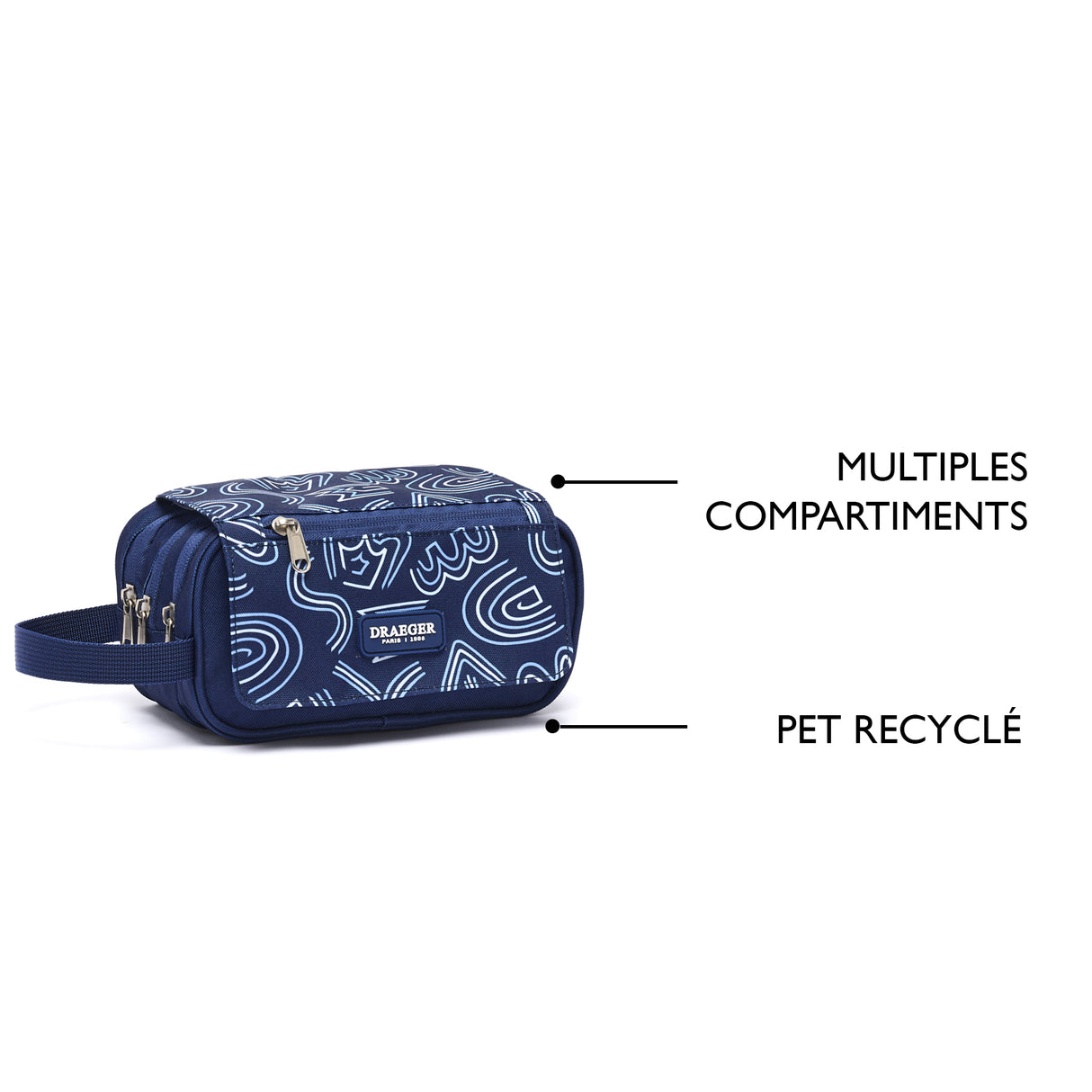Estuche Infantil Triple con Solapa - Varios Estampados