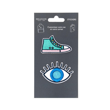 Patchs Stickers Brodés - Plusieurs Styles Bleu vert 1