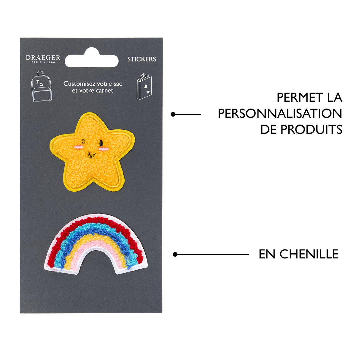 Patchs Stickers Brodés - Plusieurs Styles