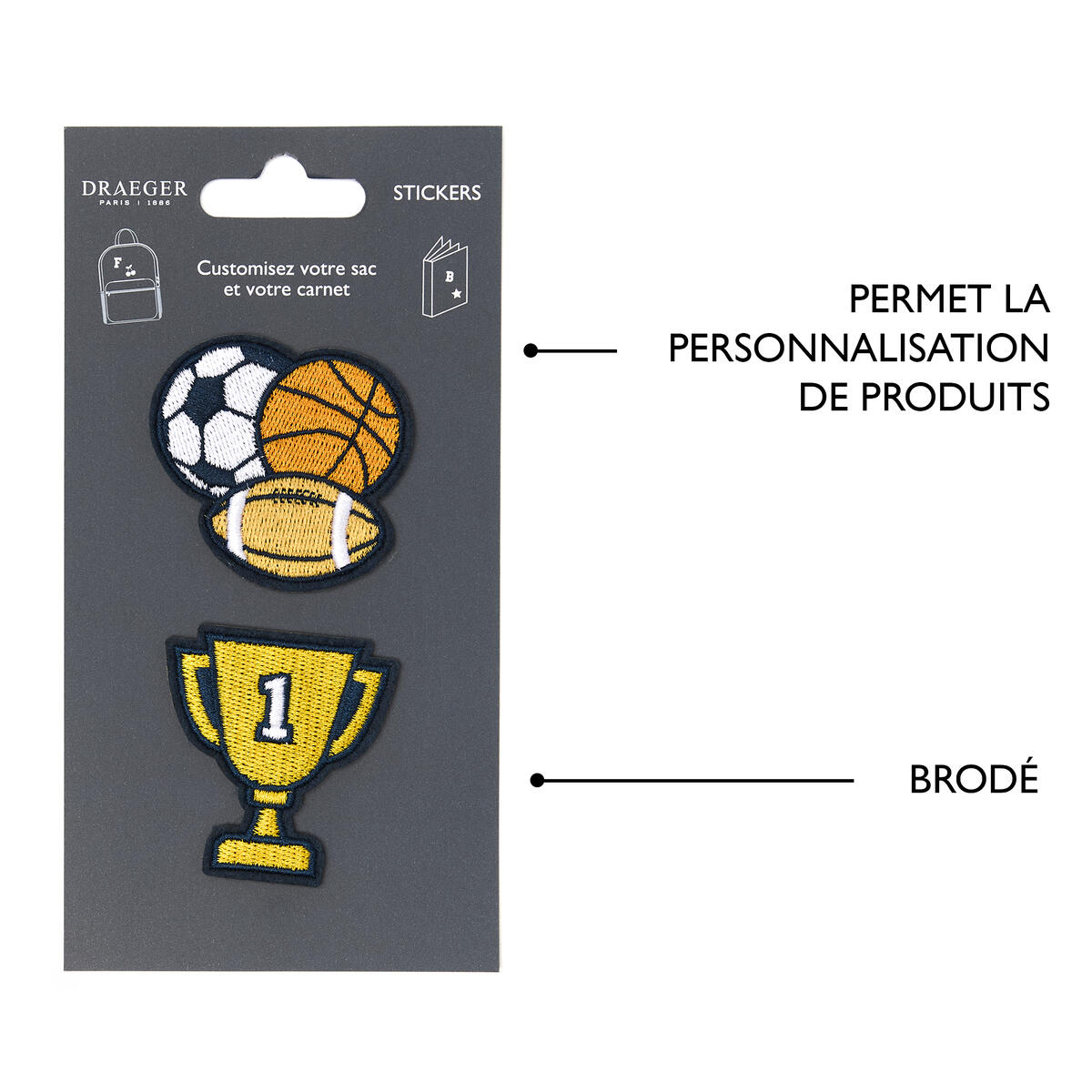 Patchs Stickers Brodés - Plusieurs Styles Jaune 4