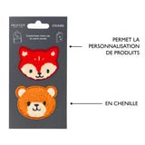 Patchs Stickers Brodés - Plusieurs Styles Orange 4