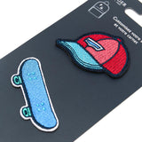 Patchs Stickers Brodés - Plusieurs Styles Bleu roi 2