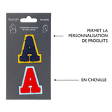 Patchs Lettres Brodés Ma Rentrée Personnalisée A 4