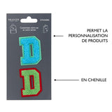 Patchs Lettres Brodés Ma Rentrée Personnalisée D 4