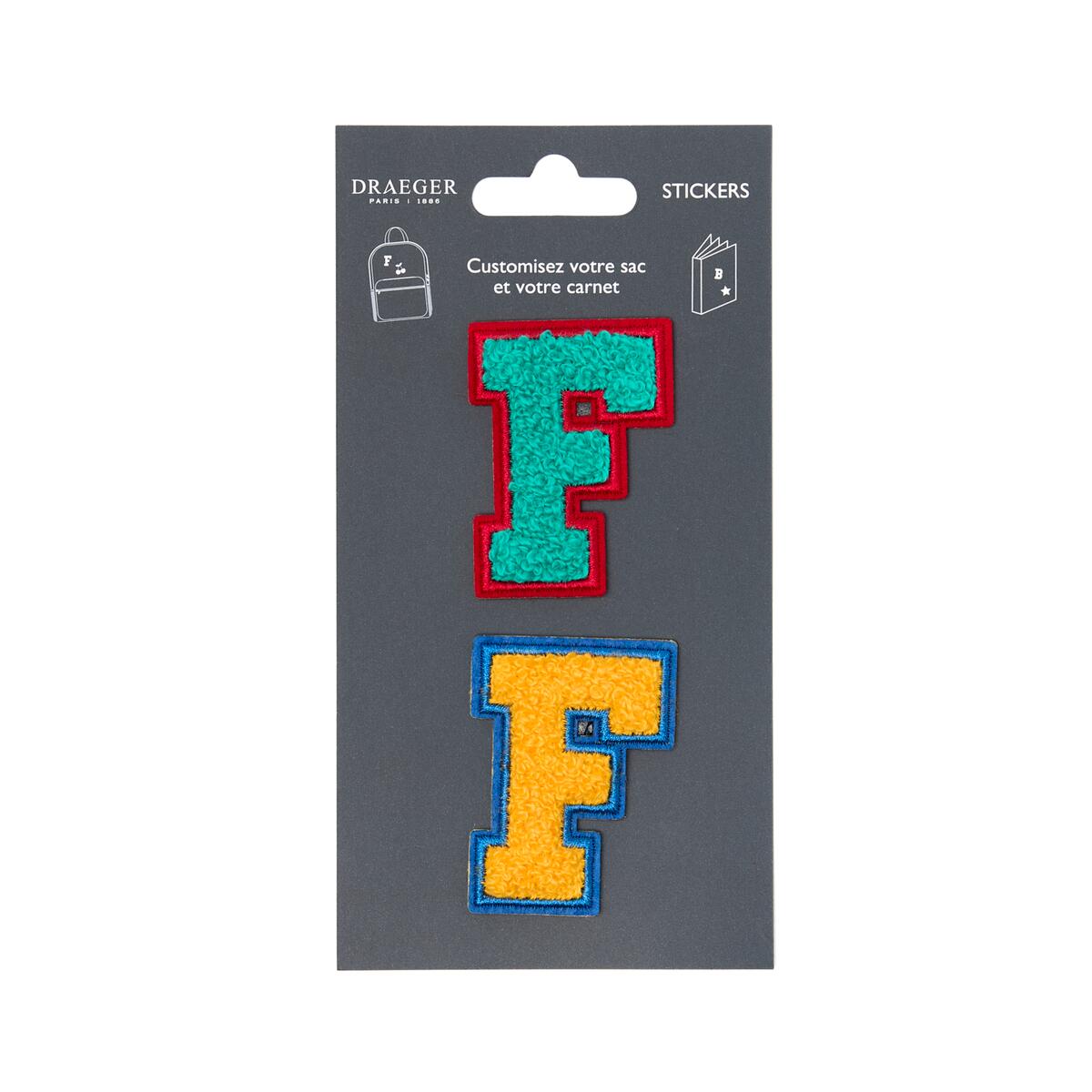 Patchs Lettres Brodés Ma Rentrée Personnalisée F 1