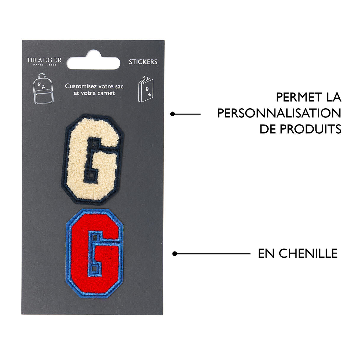 Patchs Lettres Brodés Ma Rentrée Personnalisée G 4