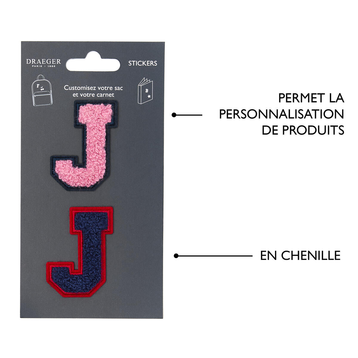 Patchs Lettres Brodés Ma Rentrée Personnalisée J 4