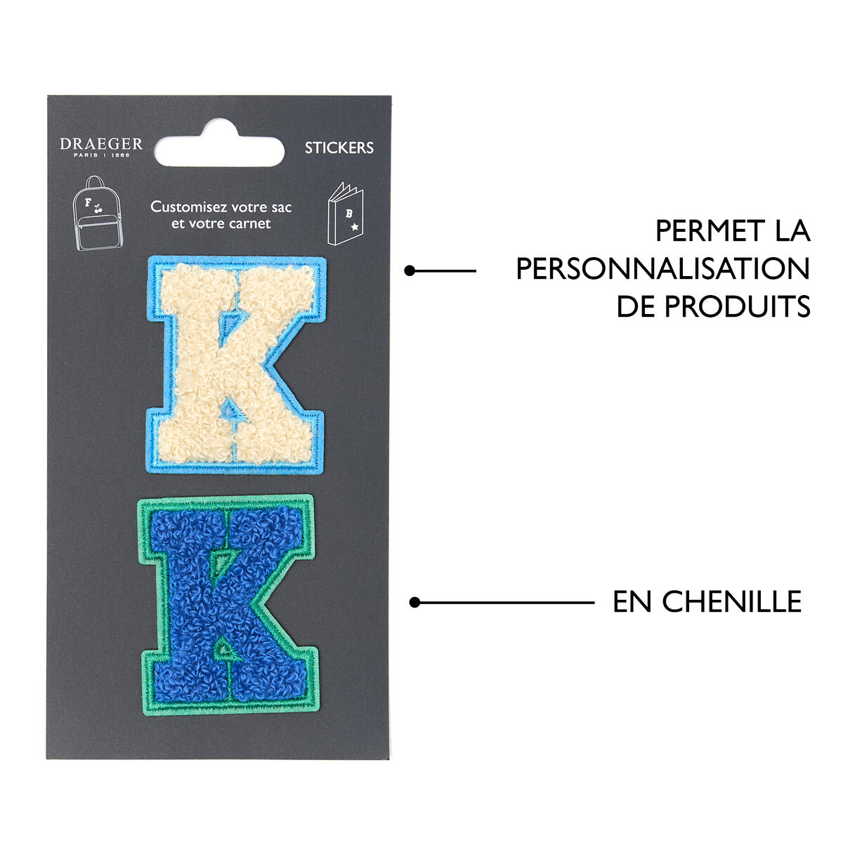 Patchs Lettres Brodés Ma Rentrée Personnalisée K 4