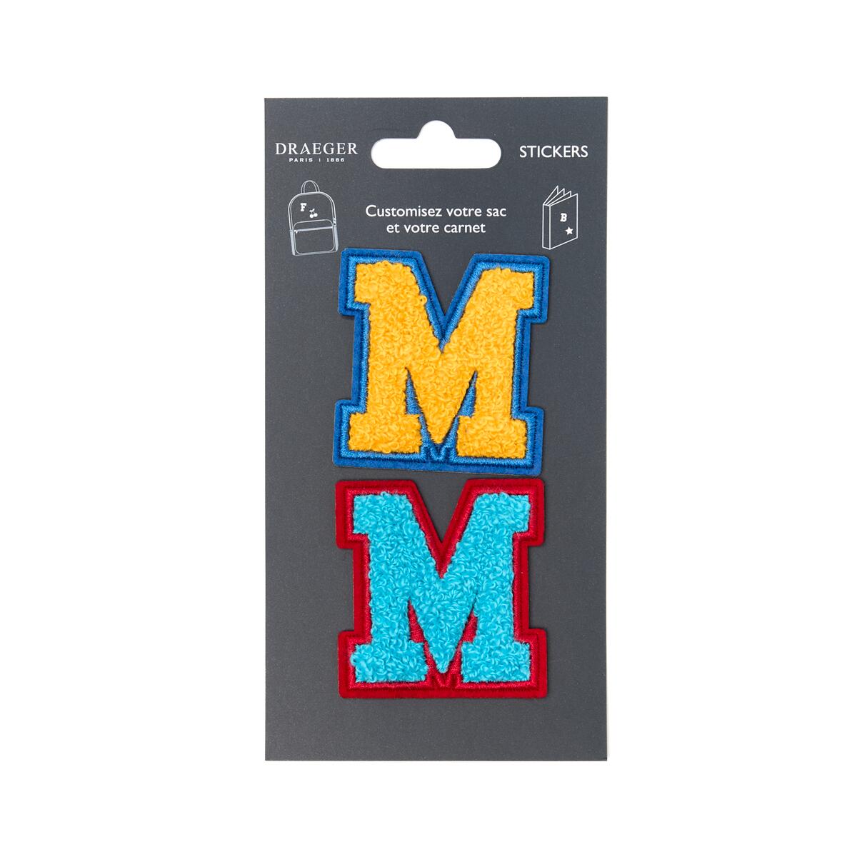 Patchs Lettres Brodés Ma Rentrée Personnalisée M 1