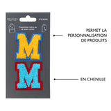 Patchs Lettres Brodés Ma Rentrée Personnalisée M 4