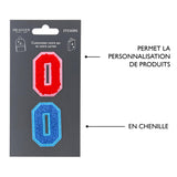 Patchs Lettres Brodés Ma Rentrée Personnalisée O 4