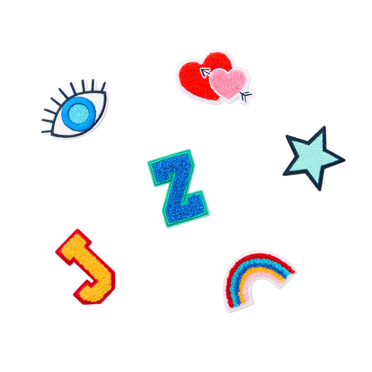 Patchs Lettres Brodés Ma Rentrée Personnalisée O 6