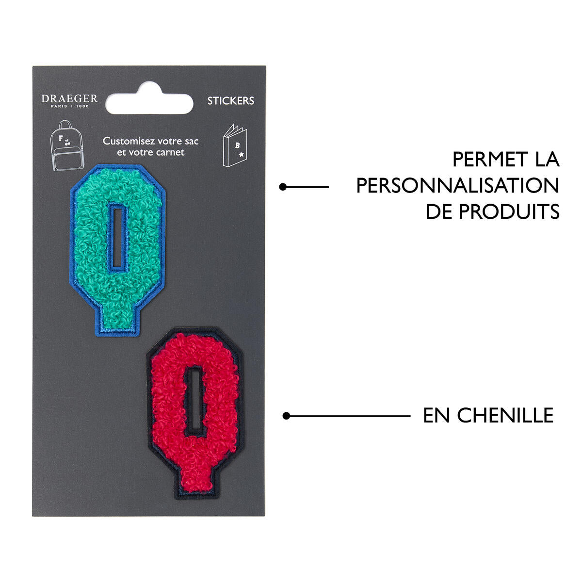 Patchs Lettres Brodés Ma Rentrée Personnalisée Q 4