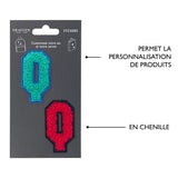 Patchs Lettres Brodés Ma Rentrée Personnalisée Q 4