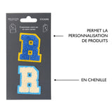 Patchs Lettres Brodés Ma Rentrée Personnalisée