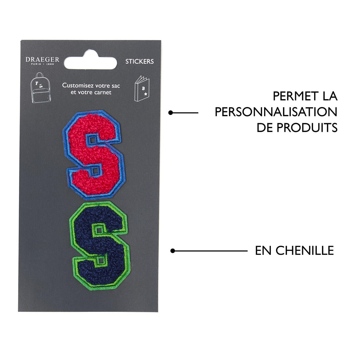 Patchs Lettres Brodés Ma Rentrée Personnalisée S 4