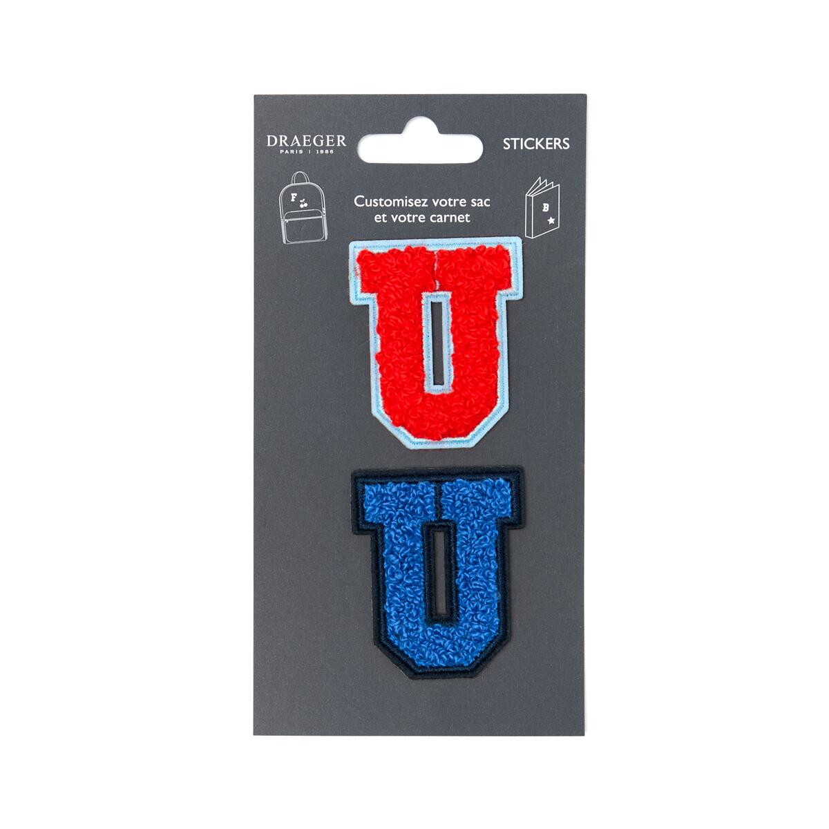 Patchs Lettres Brodés Ma Rentrée Personnalisée U 1