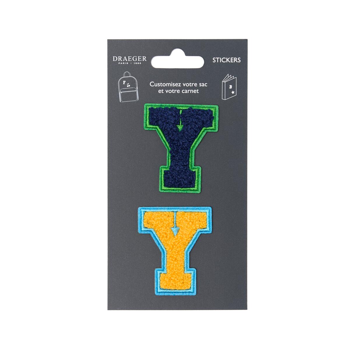 Patchs Lettres Brodés Ma Rentrée Personnalisée Y 1