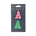 Patchs Lettres Brodés Ma Rentrée Personnalisée A rose 1