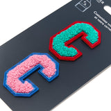 Patchs Lettres Brodés Ma Rentrée Personnalisée C rose 2