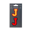 Patchs Lettres Brodés Ma Rentrée Personnalisée J rose 1