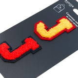 Patchs Lettres Brodés Ma Rentrée Personnalisée J rose 2