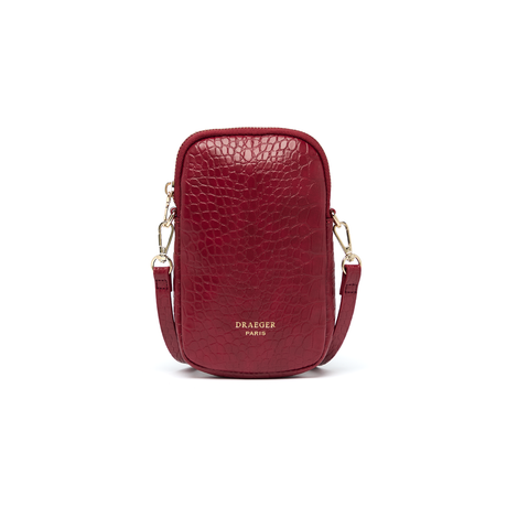 Pochette de téléphone croco