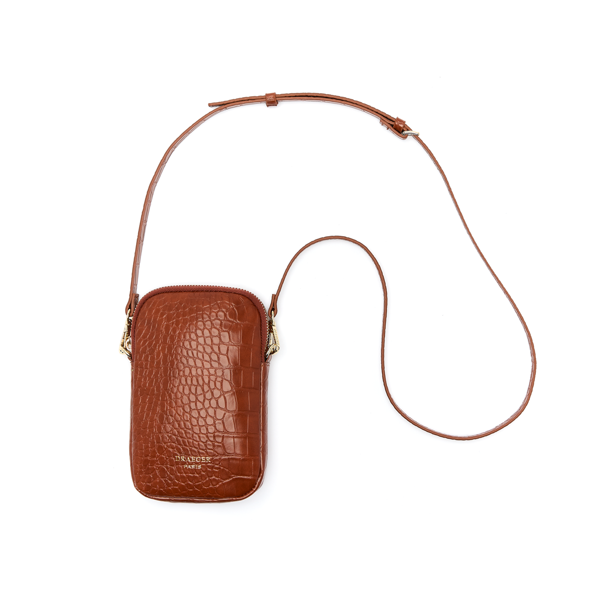 Pochette de téléphone croco