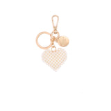 Charms Dorés Cœur Perles 1