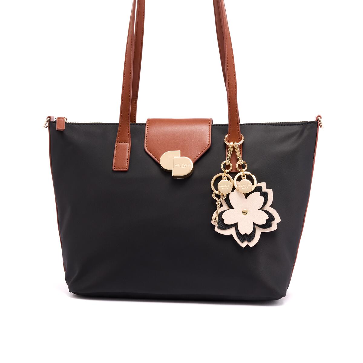 Charms Vegans Fleur Ivoire & Noir 2