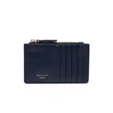 Porte-Cartes Zippé Bleu 1